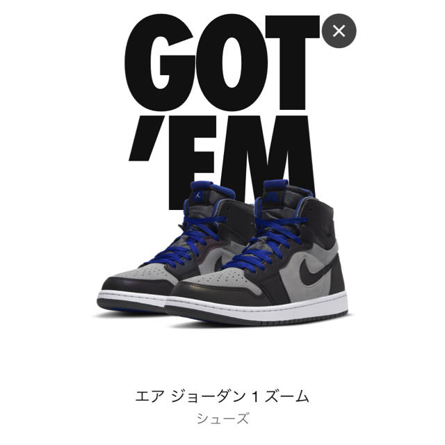 靴/シューズNIKE  AIR JORDAN 1 ズーム　Esports