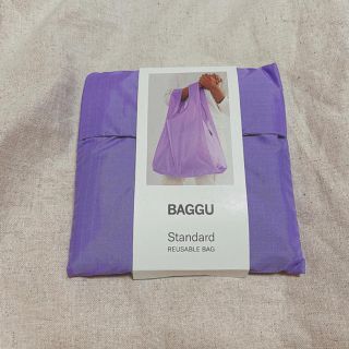 BAGGU エコバッグ　パープル(エコバッグ)