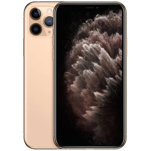 iPhone(アイフォーン)の新品未使用 交換後未開封 iPhone11 pro 64GB ゴールド  スマホ/家電/カメラのスマートフォン/携帯電話(スマートフォン本体)の商品写真