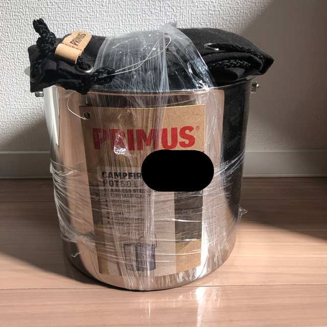 PRIMUS(プリムス)のプリムス キャンプファイア ステンレスポット 5L  インテリア/住まい/日用品のキッチン/食器(調理道具/製菓道具)の商品写真