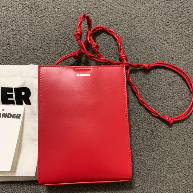 JIL SANDER ジルサンダー Tangle バッグ レッド トレンドカラー