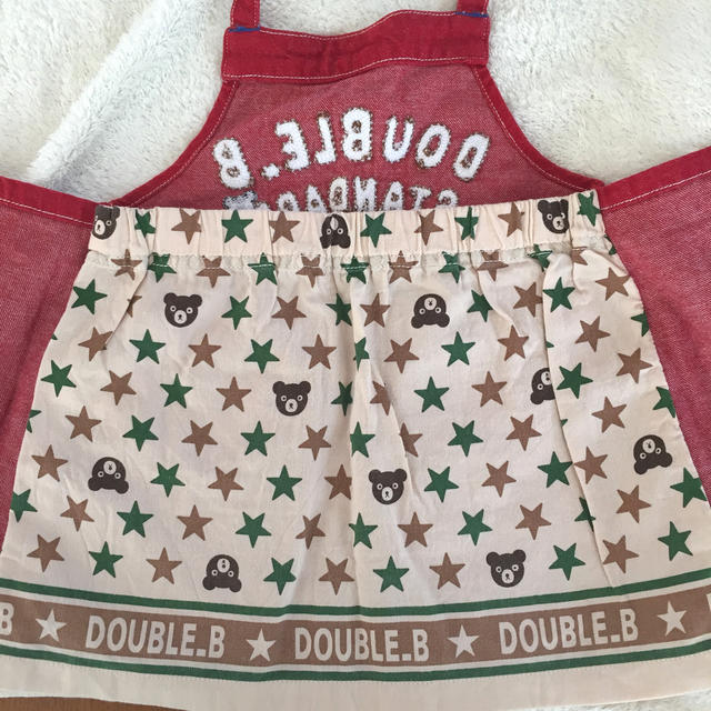 DOUBLE.B(ダブルビー)のジャンパースカート（DOUBLE.B） キッズ/ベビー/マタニティのベビー服(~85cm)(ワンピース)の商品写真