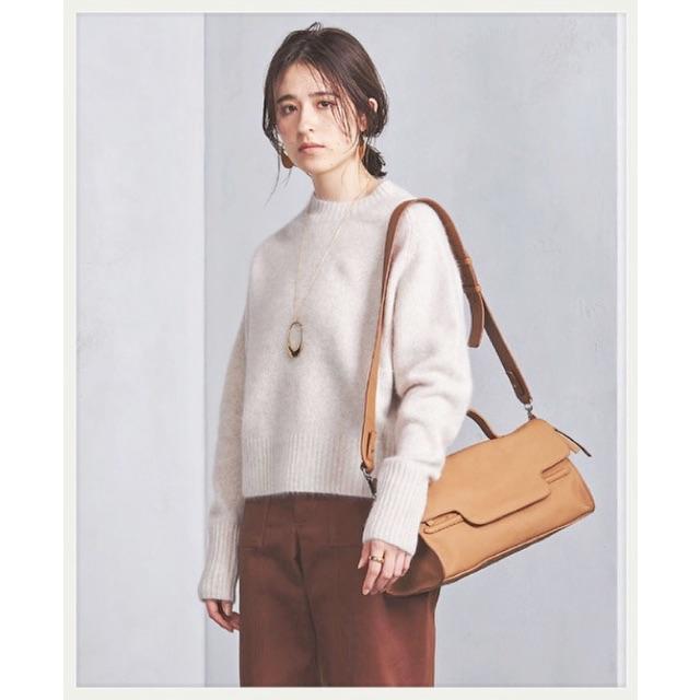 UNITED ARROWS(ユナイテッドアローズ)のunitedarrows UWSC フォックス クルーネック ニット レディースのトップス(ニット/セーター)の商品写真