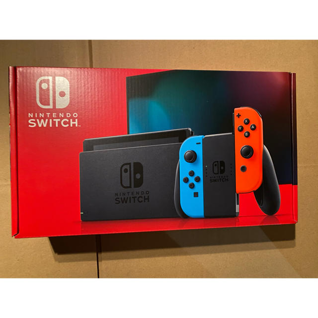 新品未使用(送料込)ニンテンドースイッチ本体ネオンゲームソフトゲーム機本体