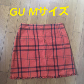 ジーユー(GU)のGU Mサイズ★チェックミニスカート(ミニスカート)
