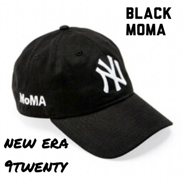 【新品未使用】moma new era NY yankees cap black
