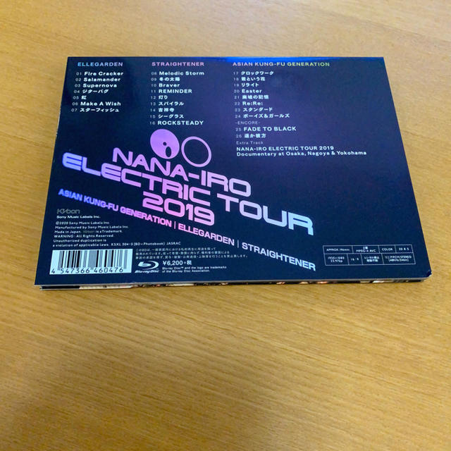 NANA-IRO ELECTRIC TOUR 2019 Blu-ray 初回盤 エンタメ/ホビーのDVD/ブルーレイ(ミュージック)の商品写真