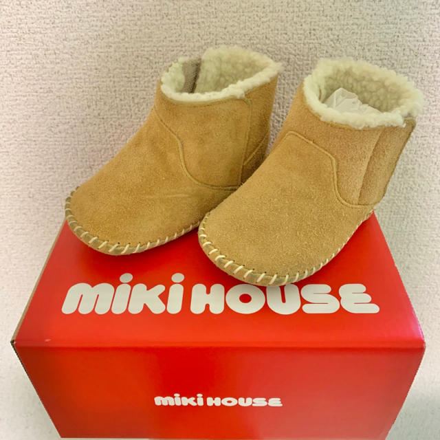 mikihouse(ミキハウス)のMIKIHOUSE  本牛革ブーツのプレシューズ  11.5cm キッズ/ベビー/マタニティのベビー靴/シューズ(~14cm)(その他)の商品写真