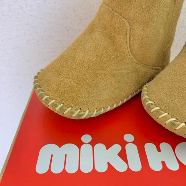 mikihouse(ミキハウス)のMIKIHOUSE  本牛革ブーツのプレシューズ  11.5cm キッズ/ベビー/マタニティのベビー靴/シューズ(~14cm)(その他)の商品写真