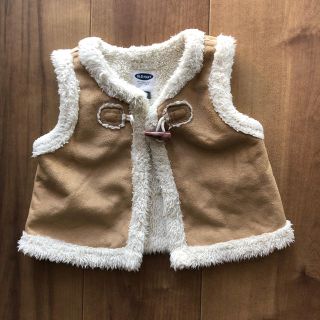 オールドネイビー(Old Navy)の美品＊6-12M  ベスト(カーディガン/ボレロ)