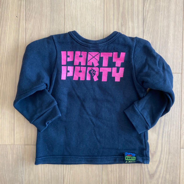 PARTYPARTY(パーティーパーティー)の【PARTYPARTY】あったか 裏起毛 トレーナー防寒対策 サイズ80㎝ キッズ/ベビー/マタニティのベビー服(~85cm)(トレーナー)の商品写真