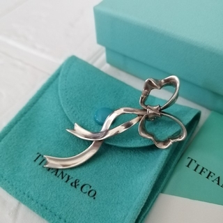 Tiffany & Co. ティファニー リボン ブローチ ラージサイズ