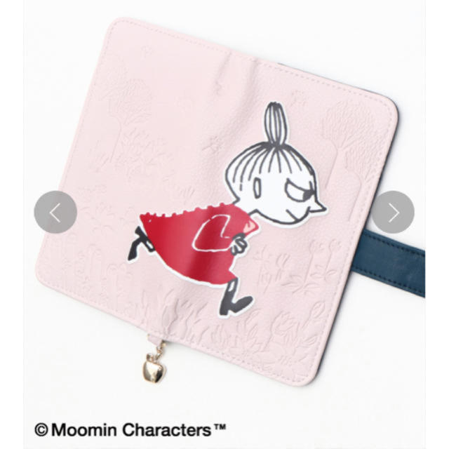 AfternoonTea(アフタヌーンティー)の完売品Moomin×Afternoon Tea/マルチフォンカバー ライトピンク スマホ/家電/カメラのスマホアクセサリー(モバイルケース/カバー)の商品写真