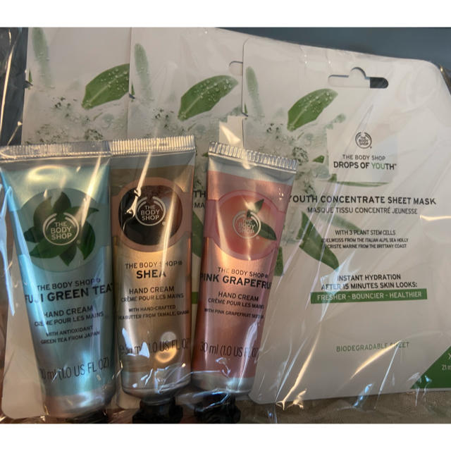 THE BODY SHOP(ザボディショップ)のTHE BODY SHOP  オイル ＆ ハンドクリーム ＆ マスクセット コスメ/美容のボディケア(その他)の商品写真