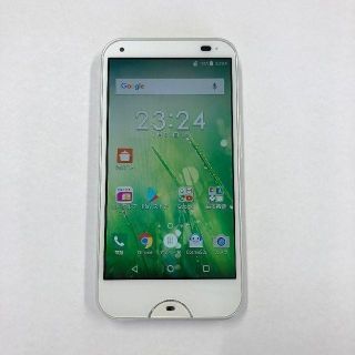 キョウセラ(京セラ)のUQ mobile KYV40 ホワイト(スマートフォン本体)