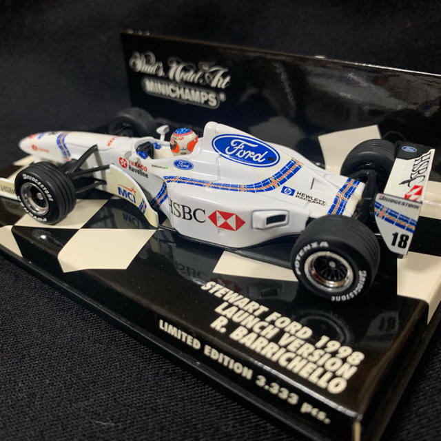 ミニカー　1/43 MINICHAMPS STEWART FORD エンタメ/ホビーのおもちゃ/ぬいぐるみ(ミニカー)の商品写真