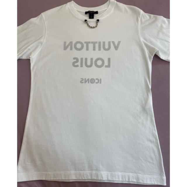 LOUIS VUITTON(ルイヴィトン)のルイヴィトン　LOUIS VUITTON Tシャツ　白　今期モデル　レディースL レディースのトップス(Tシャツ(半袖/袖なし))の商品写真