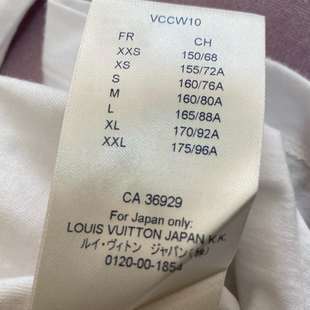 LOUIS VUITTON - ルイヴィトン LOUIS VUITTON Tシャツ 白 今期モデル ...