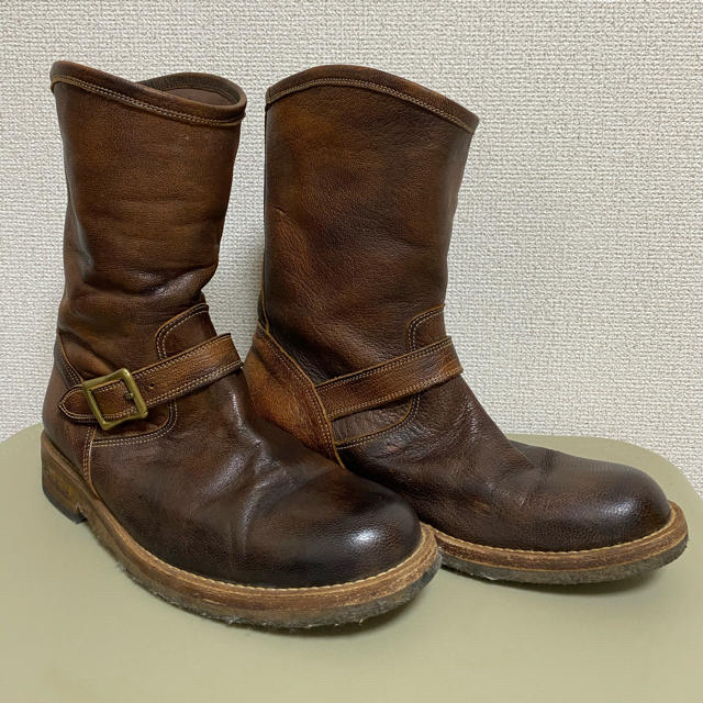 moto エンジニアブーツ LEATHER ENGINEER BOOTS メンズの靴/シューズ(ブーツ)の商品写真