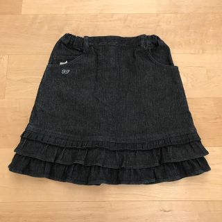 ポンポネット(pom ponette)の美品☆ ポンポネット  デニム　スカート　130(スカート)