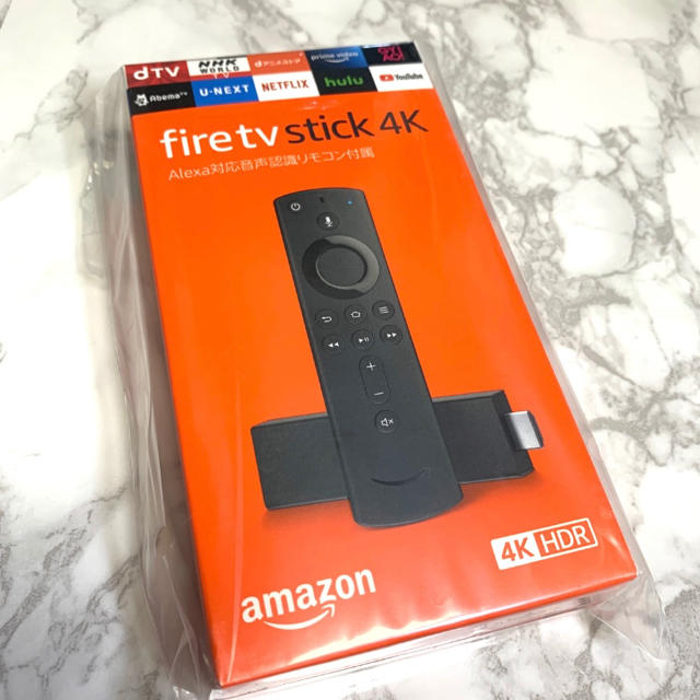 Fire TV Stick 4K Alexa対応音声認識リモコン付属  新品