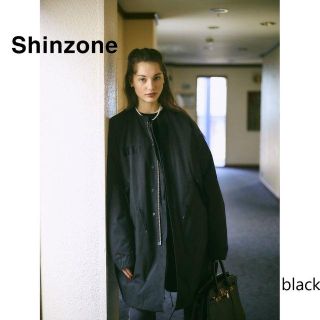 シンゾーン(Shinzone)の新品 THE SHINZONE ザ シンゾーン フィールドパーカーブラック(ノーカラージャケット)