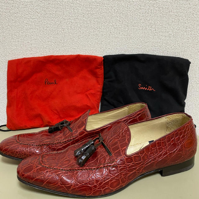 Paul Smith(ポールスミス)のポールスミス（Paul smith） タッセルローファー レザーシューズ 赤 メンズの靴/シューズ(ドレス/ビジネス)の商品写真