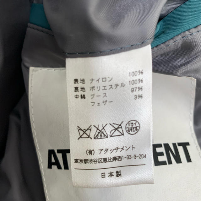 ATTACHIMENT(アタッチメント)のアタッチメント　attachment ダウン　ジャケット メンズのジャケット/アウター(ダウンジャケット)の商品写真