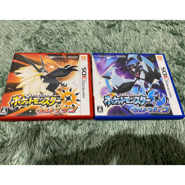 ニンテンドー3DS(ニンテンドー3DS)のポケモン　ウルトラサン　ウルトラムーン　3DS エンタメ/ホビーのゲームソフト/ゲーム機本体(携帯用ゲームソフト)の商品写真