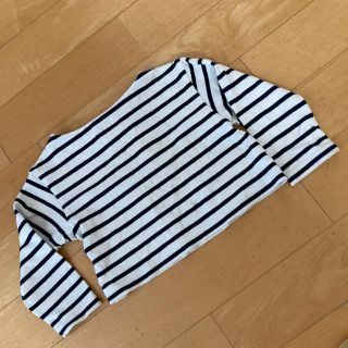 ユナイテッドアローズグリーンレーベルリラクシング(UNITED ARROWS green label relaxing)のグリーンレーベルリラクシング☆バックリボン付　ボーダー長袖Ｔシャツ(Tシャツ/カットソー)