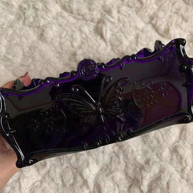 ANNA SUI(アナスイ)のANNA SUI★パープル　小物入れ インテリア/住まい/日用品のインテリア小物(小物入れ)の商品写真