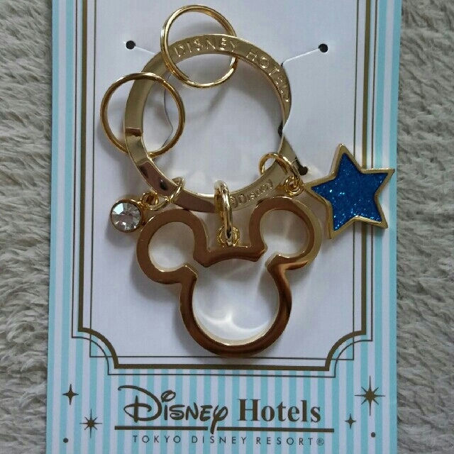 Disney(ディズニー)のディズニー　キーリング　ミッキー レディースのファッション小物(キーホルダー)の商品写真