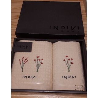 インディヴィ(INDIVI)の未使用☆INDIVI HOME インディビ　タオルセット　フェイスタオル ウォッ(タオル/バス用品)