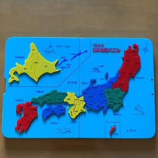 公文　日本地図パズル(知育玩具)