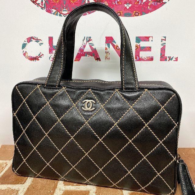 人気商品 CHANEL - T&T CHANEL ワイルドステッチ ボストン ショルダー