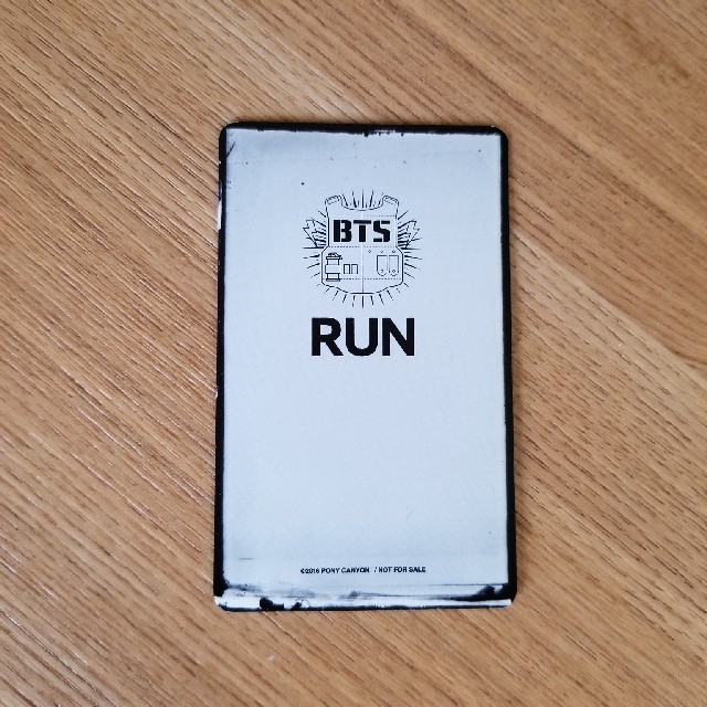 防弾少年団(BTS)(ボウダンショウネンダン)の防弾少年団 RUN リリイベ手渡しトレカ ジン エンタメ/ホビーのタレントグッズ(アイドルグッズ)の商品写真