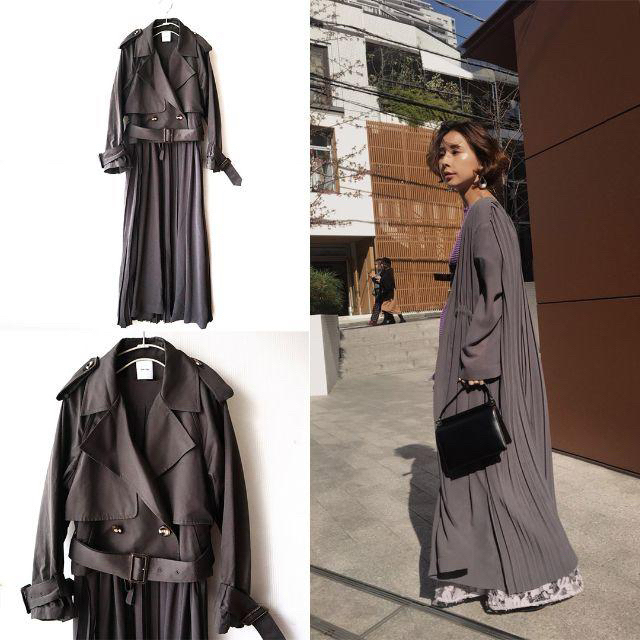 Ameri VINTAGE(アメリヴィンテージ)の美品☆ AMERI♡2019年 3WAYDOCKING COAT ¥29,480 レディースのジャケット/アウター(ロングコート)の商品写真