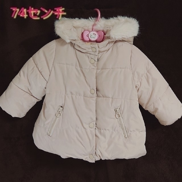 ZARA KIDS(ザラキッズ)のZARA babygirl ダウン 74センチ キッズ/ベビー/マタニティのベビー服(~85cm)(ジャケット/コート)の商品写真