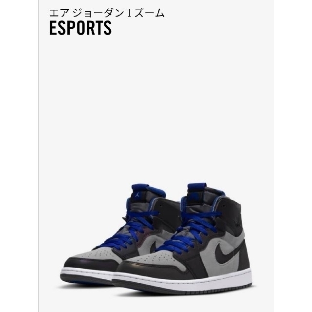 NIKE(ナイキ)のギンゲツコクサイ様専用　ナイキ　エアジョーダン1　ズーム　ESPORTS メンズの靴/シューズ(スニーカー)の商品写真