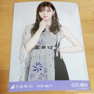 乃木坂46 白石麻衣　生写真　チュウ　8th BD バースデー ライブ 衣装1(アイドルグッズ)