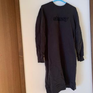 ステューシー(STUSSY)のstussy 裏起毛ワンピース(ロングワンピース/マキシワンピース)