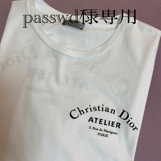 クリスチャンディオール(Christian Dior)のpasswd様専用　　　ChristianDIOR Tシャツ　メンズL白(Tシャツ/カットソー(半袖/袖なし))
