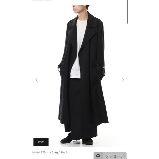 Yohji Yamamoto - グラウンドワイGround Y Double Coat ダブルコートの