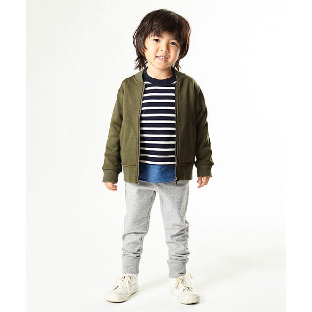 petit main(プティマイン)のpetit main  MA-1風 ブルゾン ジャケット  100 キッズ/ベビー/マタニティのキッズ服男の子用(90cm~)(ジャケット/上着)の商品写真