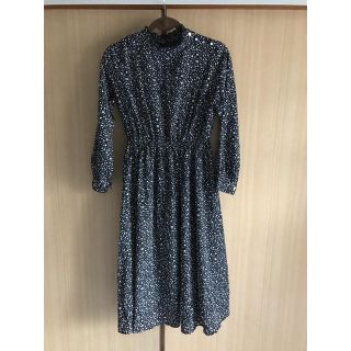 【美品】豹柄ワンピース(ロングワンピース/マキシワンピース)