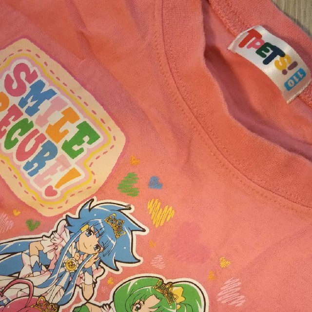 BANDAI(バンダイ)のスマイルプリキュア 長袖Tシャツ 110 キッズ/ベビー/マタニティのキッズ服女の子用(90cm~)(Tシャツ/カットソー)の商品写真