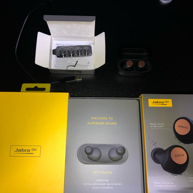 Jabra Elite Active 75t ワイヤレスイヤホン スマホ/家電/カメラのオーディオ機器(ヘッドフォン/イヤフォン)の商品写真