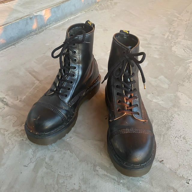 廃盤 dr.martens クレイジーボム 8ホール 26.5 27.0ブーツ