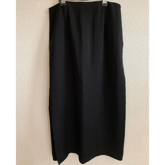IENA(イエナ)の☆IENA☆ダブルフェイスサテンカラースカート☆ブラック☆40☆ レディースのスカート(ロングスカート)の商品写真