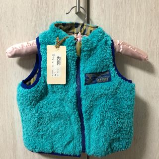 マーキーズ(MARKEY'S)の★最終値下げ★【新品未使用】MARKEY'S ボア ベスト サイズ90(ジャケット/上着)